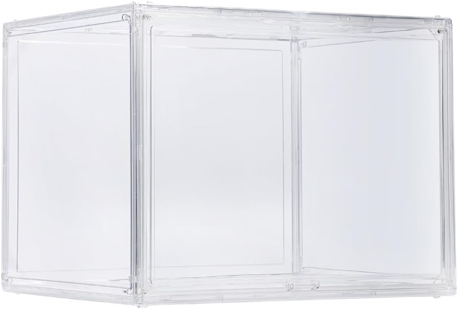 コレクションケース 全面透明 特大サイズ 幅45cm フィギュア展示 アクリル製 UVカット 大型( エクストララージ オールクリアー)｜zebrand-shop