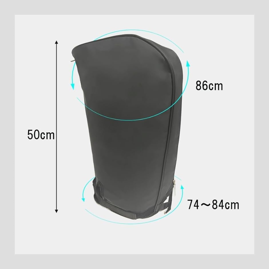 キャディバッグ用 フードカバー 汎用 防水 ゴルフバッグ メンズ レディース 8.5〜9.5型対応( ホワイト)｜zebrand-shop｜06
