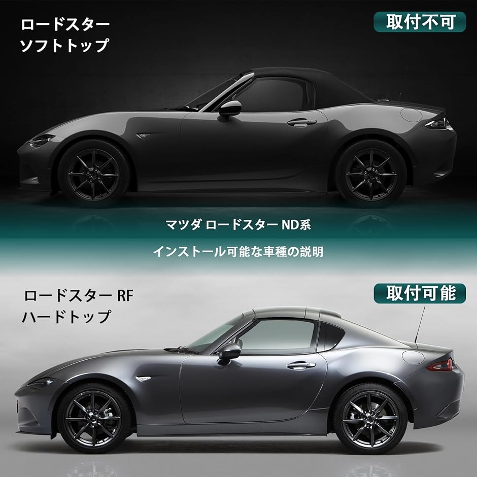 新型 マツダ ロードスター RF ND系 2016〜2023に適用 ルーバーカバー 