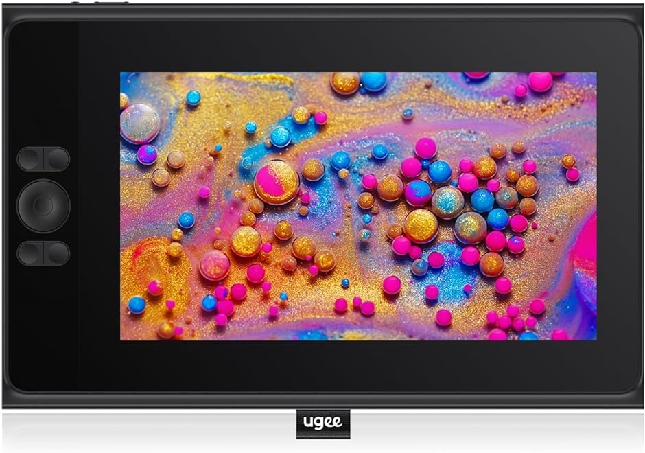 液タブ UE12 液晶ペンタブレット 11.6インチ ショートカットキー8個 充電不要スタイラスペン 8192レベル筆圧 ±60°傾き検知 MDM