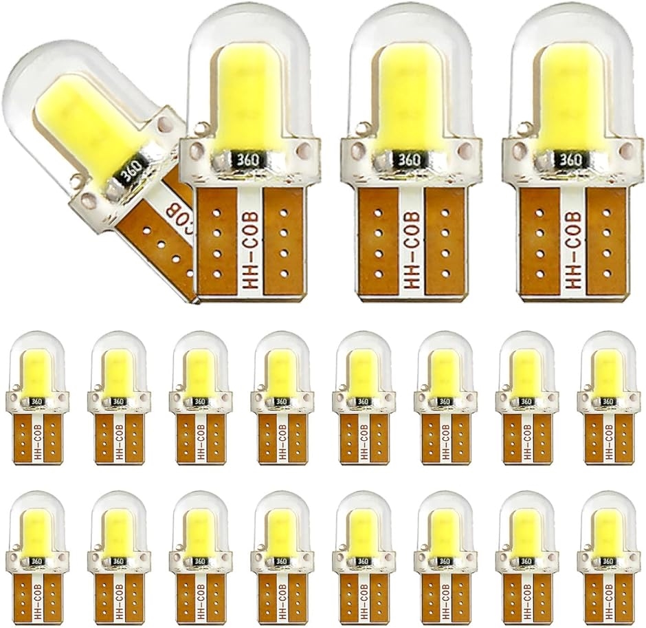10 LED ポジションランプ ナンバー灯 バックランプ ルームランプ テールランプ ブレーキ トランク灯 汎用( ブルー,  20個)｜zebrand-shop