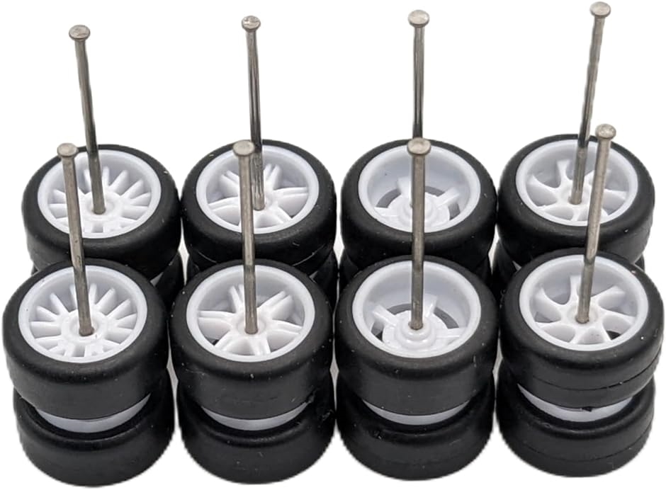 1/64 カスタムホイール　20台分　シルバー　6本スポーク 楽天市場】1/64 カスタム ホイール ミニカー スポーク ゴム