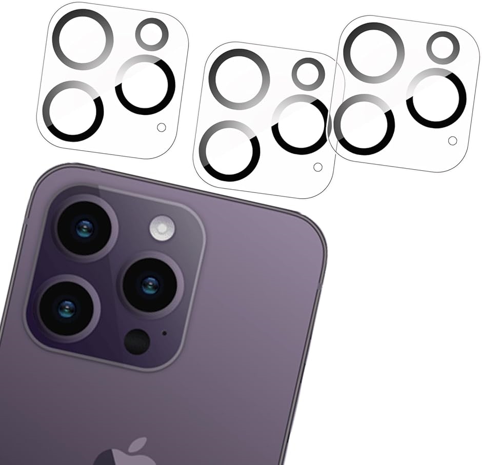 対応iPhone 14 Pro Maxカメラフィルム Pro用 レンズフィルム 品質
