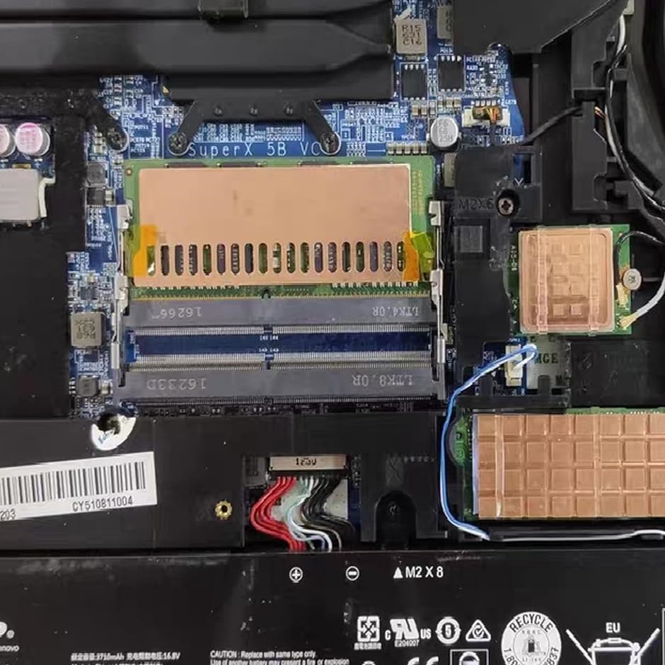 メモリヒートシンク 銅 薄型 0.5mm RAM ノートパソコンメモリ