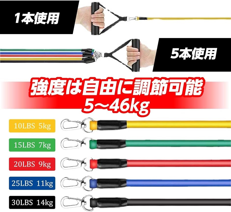 筋トレ トレーニング チューブ ゴム ストレッチ バンド エクササイズ