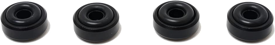 インシュレーター オーディオ 小型スピーカー ウーファー ハウリング防止 4個 黒( Black)｜zebrand-shop