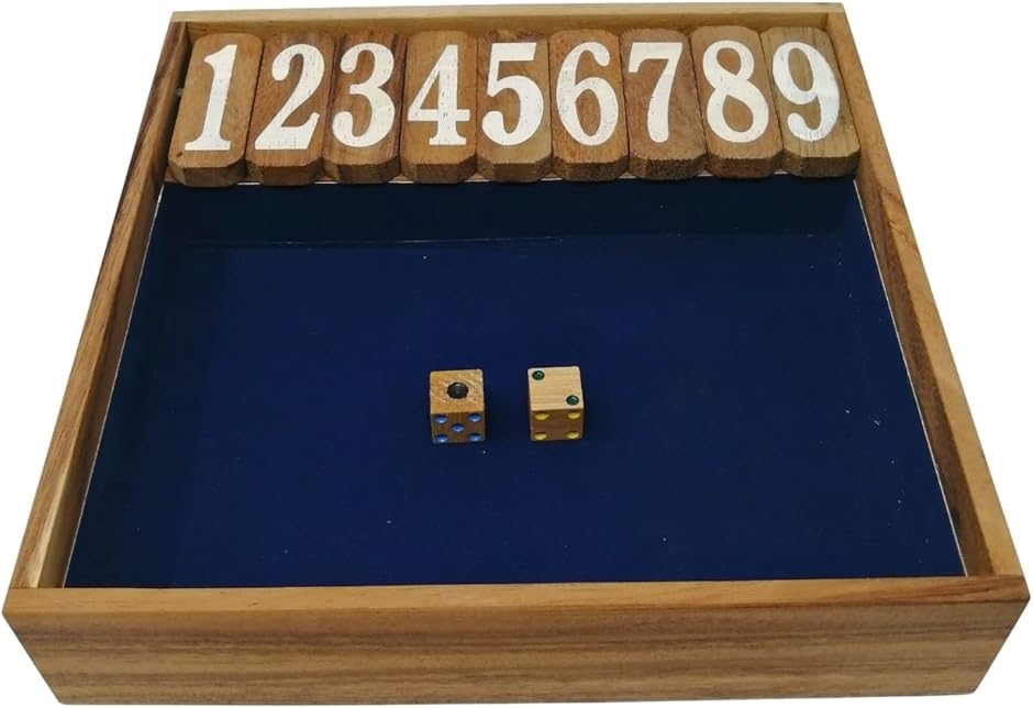 �W���b�N�|�b�g �_�C�X �{�[�h�Q�[�� �T�C�R�� Jackpot Dice Game(�u���[L,  23cmx23.2cmx��4.5cm)