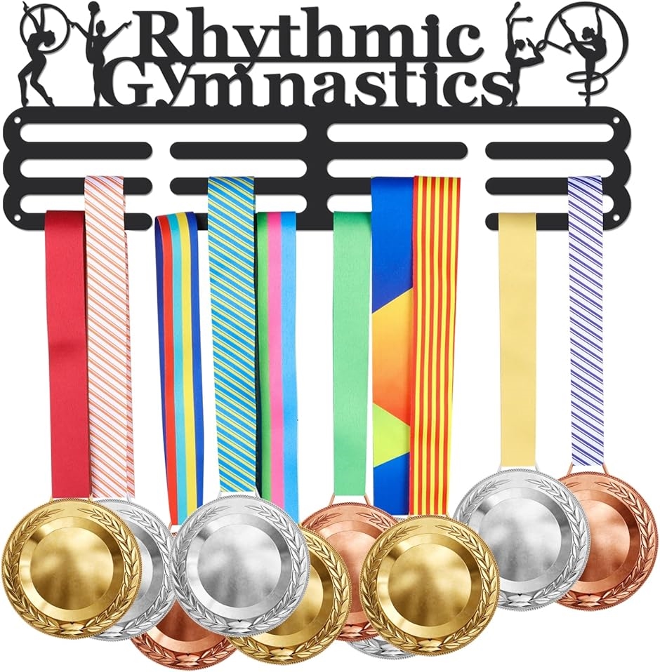 新体操メダルホルダー Rhythmic gymnasticsメダルディスプレイ メダルハンガー 鉄製フック メダルスタンド( 新体操)｜zebrand-shop