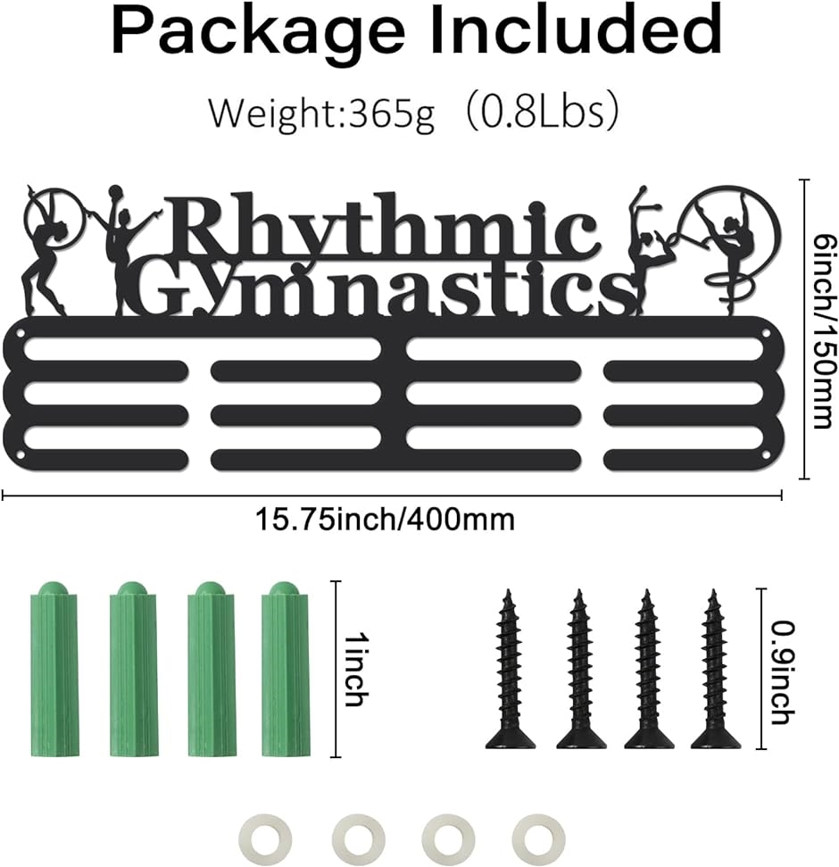 新体操メダルホルダー Rhythmic gymnasticsメダルディスプレイ メダルハンガー 鉄製フック メダルスタンド( 新体操)｜zebrand-shop｜02
