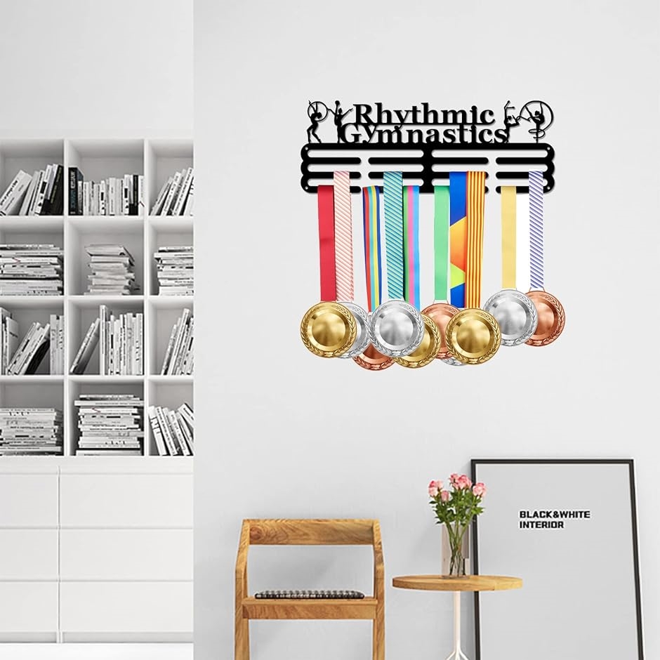 新体操メダルホルダー Rhythmic gymnasticsメダルディスプレイ メダルハンガー 鉄製フック メダルスタンド( 新体操)｜zebrand-shop｜08