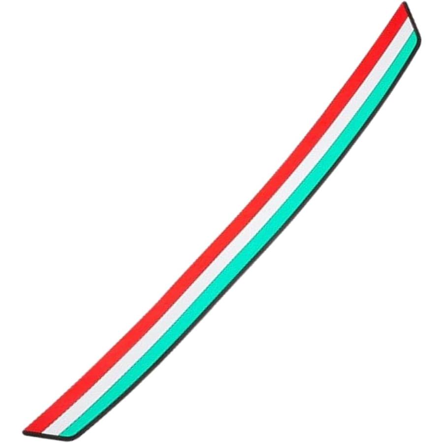 バンパーガード リア ステップ プロテクター 車用( イタリア国旗)
