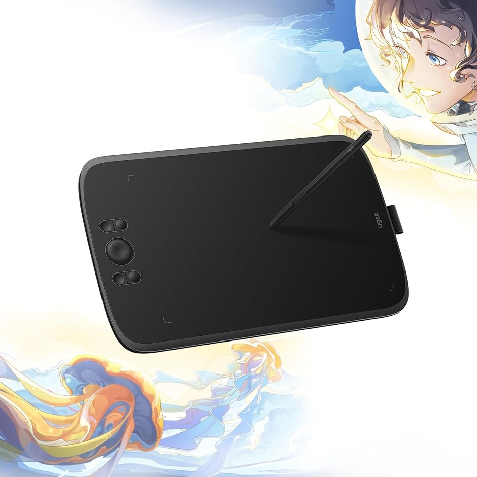 Yahoo! Yahoo!ショッピング(ヤフー ショッピング)ペンタブ M808 ペンタブレット 10x6.25インチ 8192レベル筆圧 60°傾き検知 板タブ 8個ショートカットキー スマホ対応 MDM
