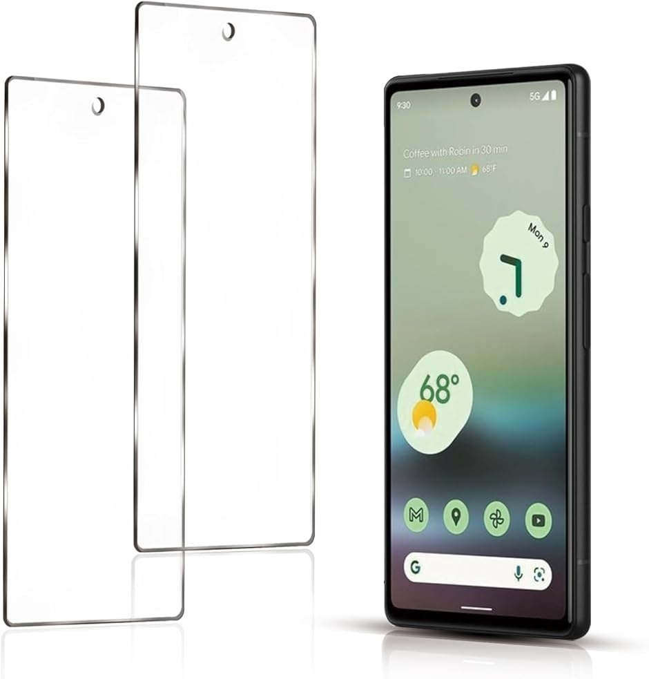 2枚セットGoogle Pixel 6A ガラスフィルム 日本AGC素材採用硬度9H 耐