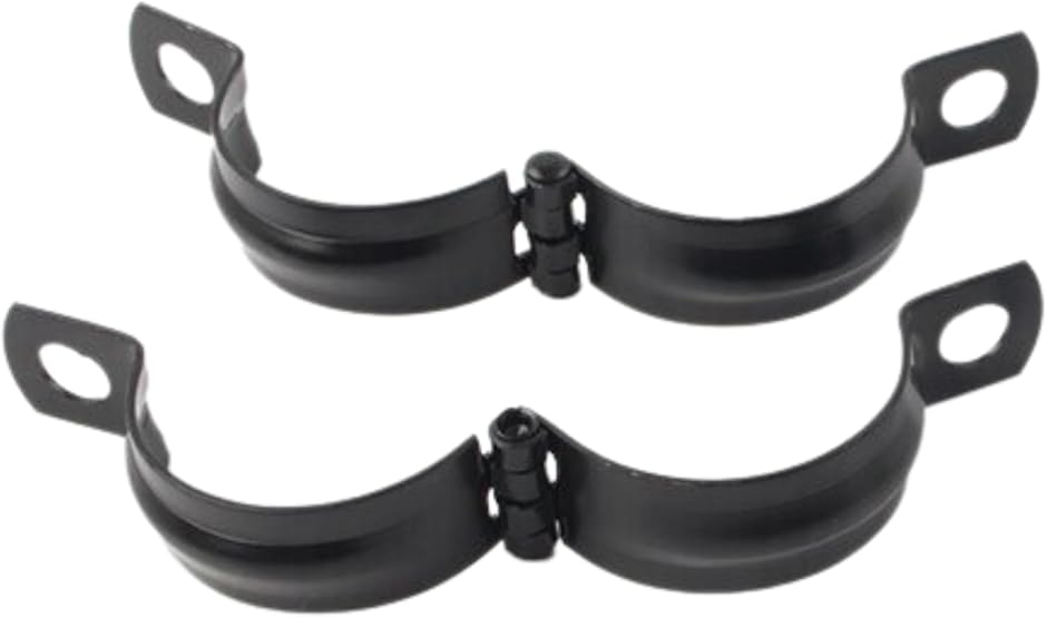 クロームウインカー 2個 Φ34〜Φ41mm 極小ウインカー ブラケット ステー