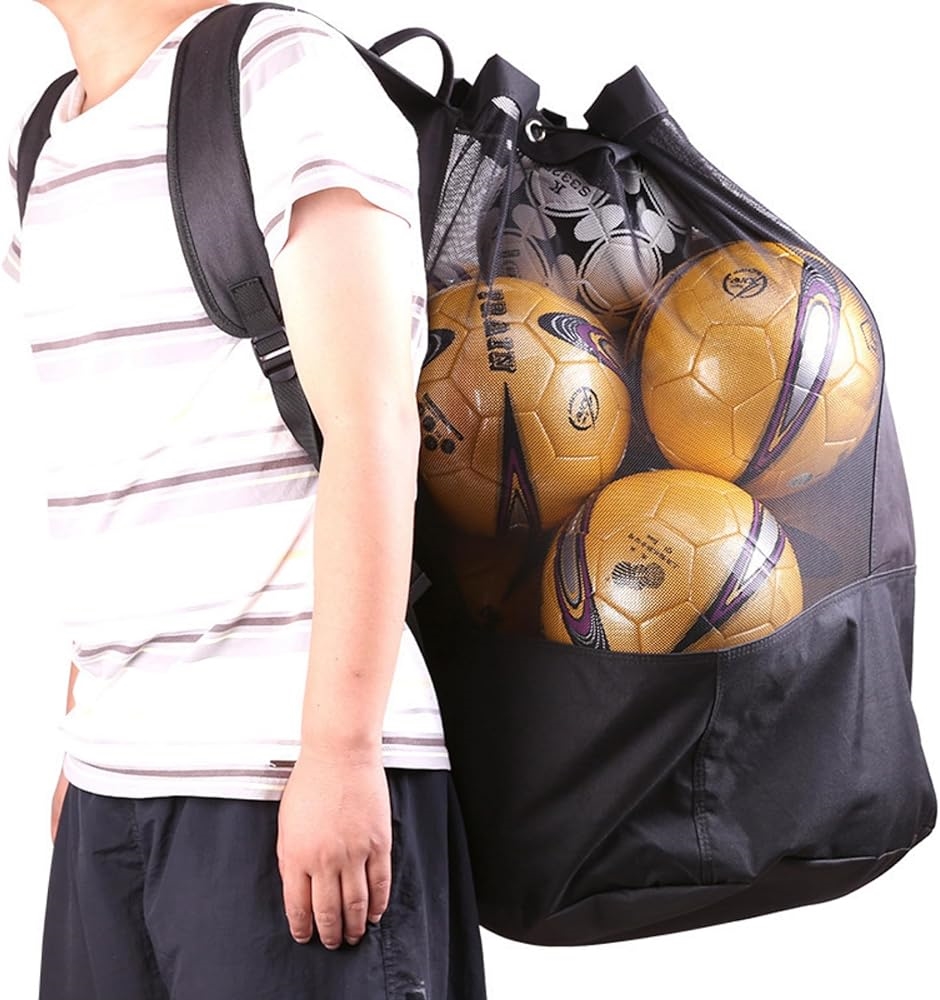 ボールバッグ ボールリュック バスケットボール サッカーボール( 15個収納)