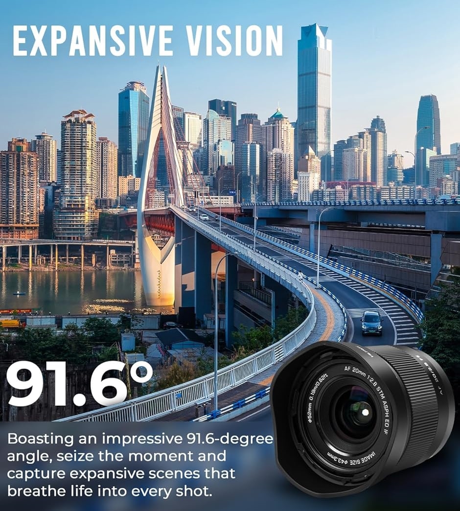 20mm F2.8 Z カメラレンズ フルサイズ対応 広角オートフォーカスレンズ ニコンZマウントミラーレスカメラ Z5( Zマウント)｜zebrand-shop｜02