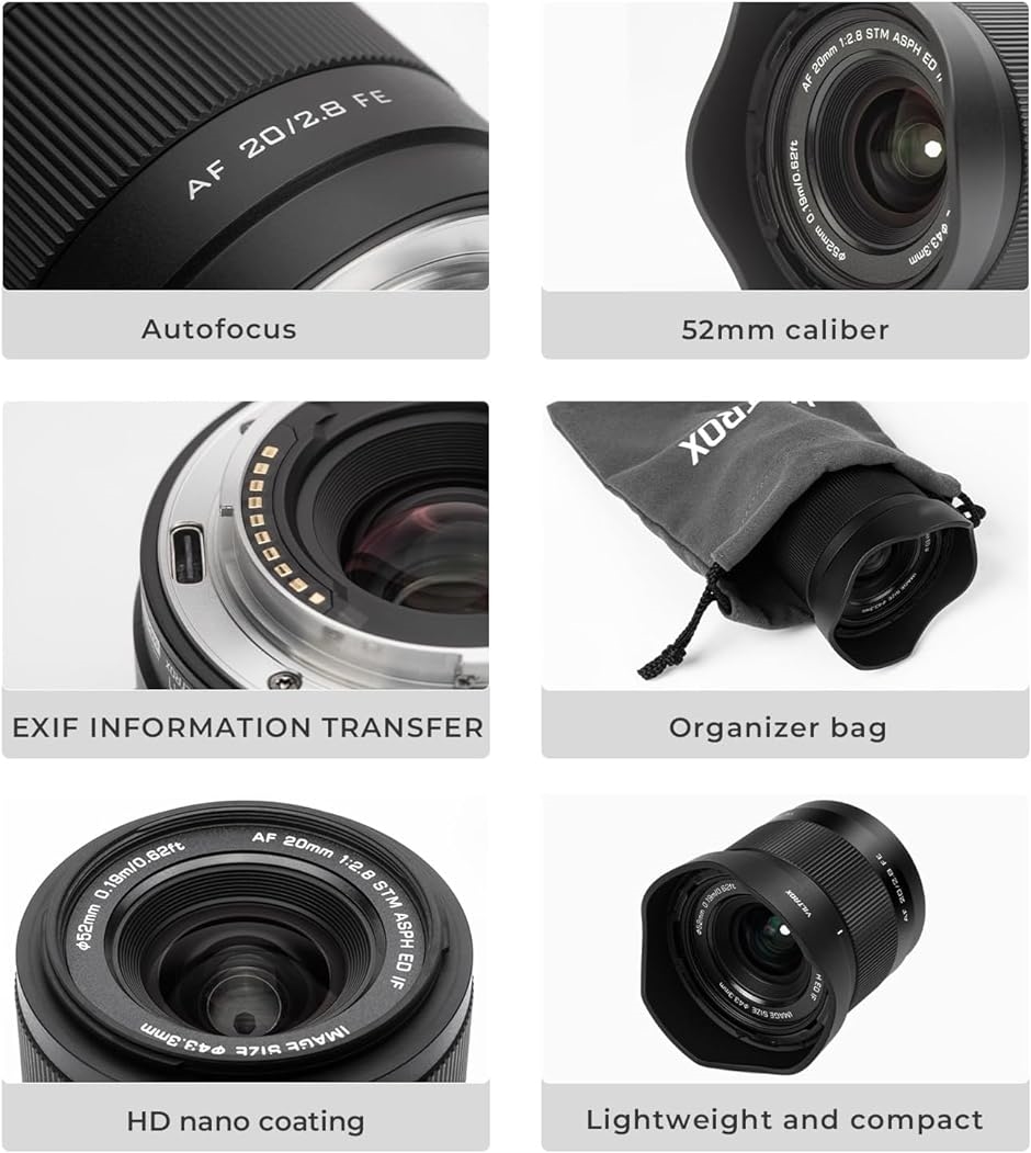 20mm F2.8 Z カメラレンズ フルサイズ対応 広角オートフォーカスレンズ ニコンZマウントミラーレスカメラ Z5( Zマウント)｜zebrand-shop｜07