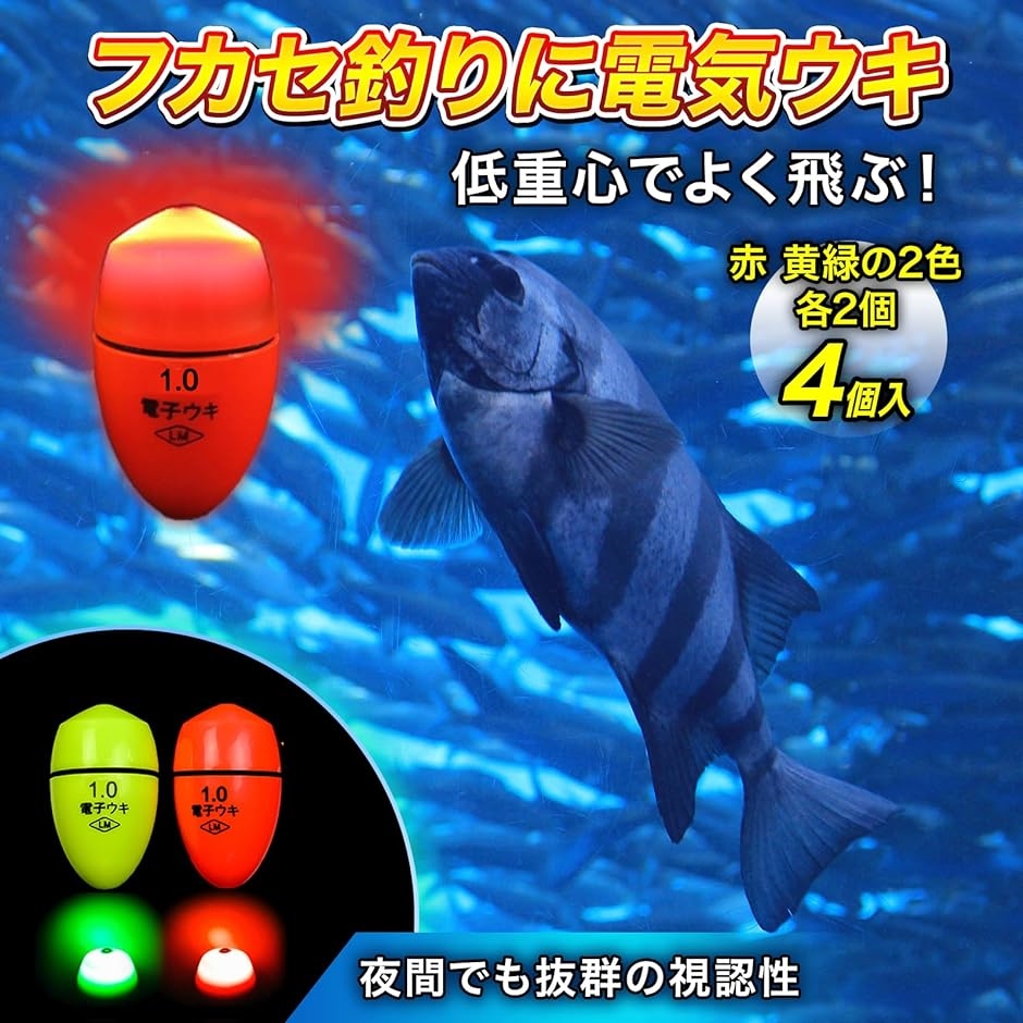 led ライト 夜 釣り 電気 ウキ トップ 浮き 海 サビキ ケミカルライト スワン 飛ばし 光る フカセ 夜光 ヘラ 円錐( 5号)｜zebrand-shop｜02