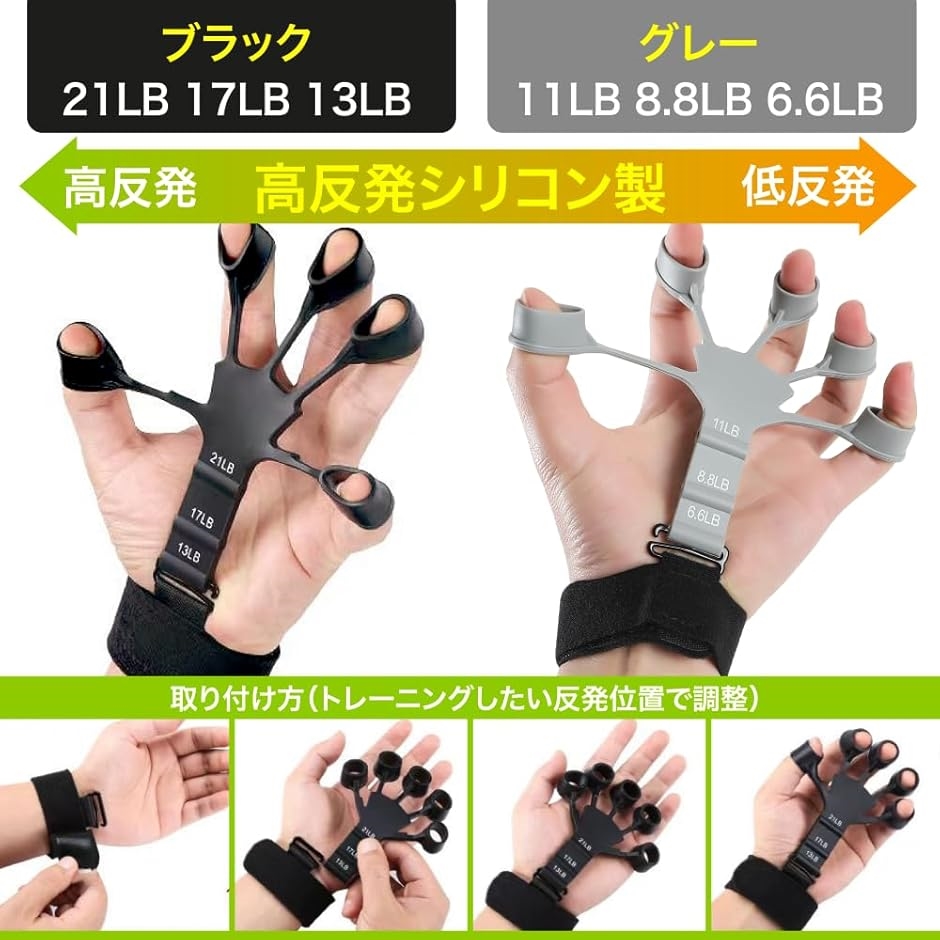 フィンガートレーナー フィンガーパワー パワーグリップ 握力
