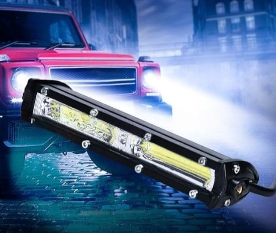 LED ワークライト フォグランプ 作業灯 12V/24V 兼用 小型 薄型 60W スポットランプ SUV トラック 4WD 補助灯｜zebrand-shop｜08