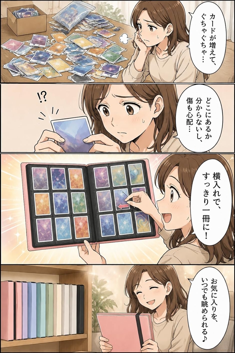 カードファイル カードバインダー トレカファイル カード収納 かわいい