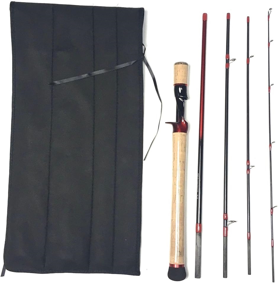 7ft 6ピースパックロッド　210cm ベイトロッド　トラベルロッド Amazon.co.jp: 7フィート スピニングパックロッド 6ピース(L