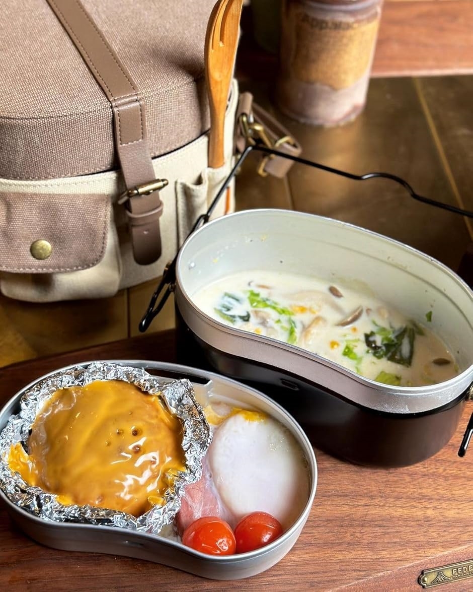 戦闘飯盒2型 再生産版 自衛隊山岳飯盒弐型 2合炊き 飯ごう キャンプ