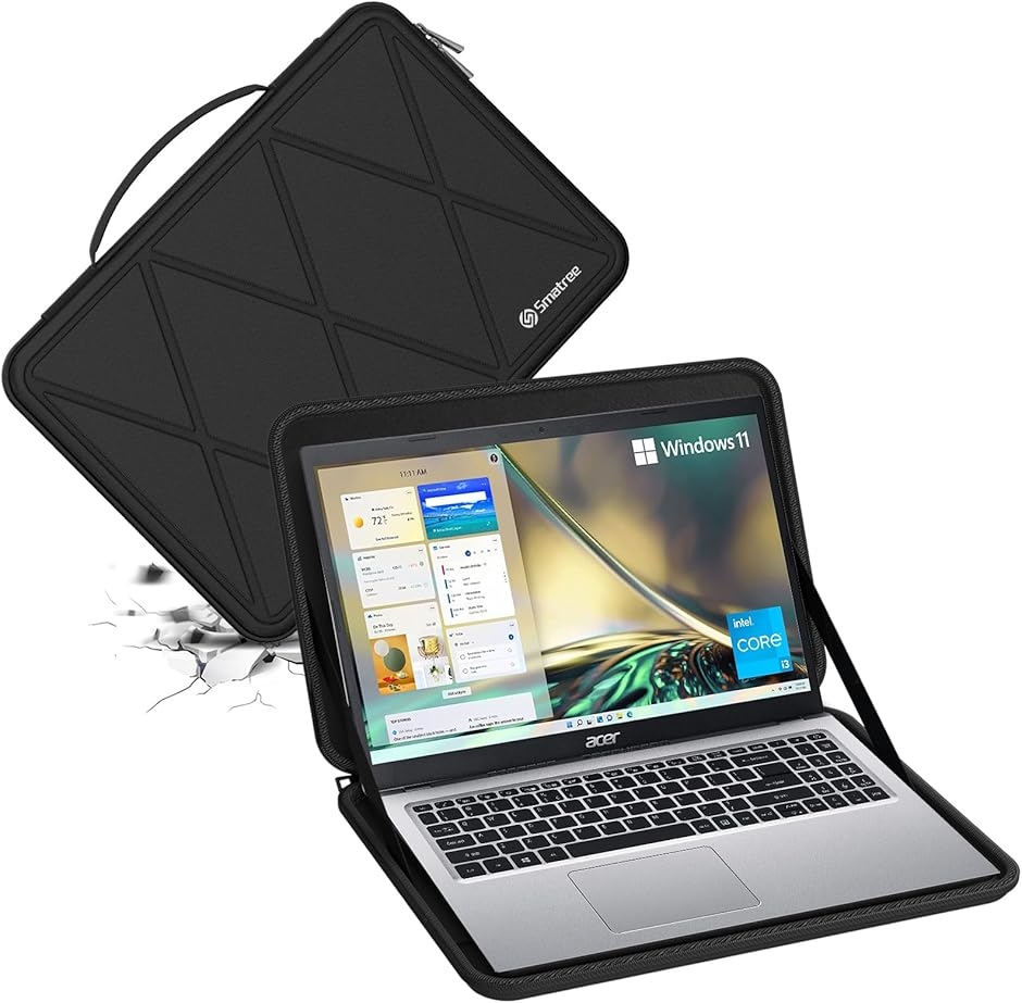 �y�݊��i�z �n�[�hEVA�ی�X���[�u�P�[�X 17.3�C���` Acer 5 MDM(Black,  For Acer 17.3�C���`�iM118�j)