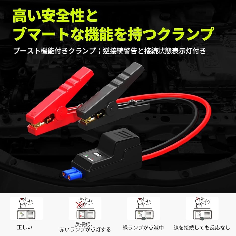 M2267-87-61】ジャンプスターター 12V車用 21800mAh大容量