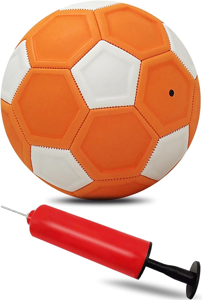 サッカーボール カーブボール 変化球 シュート練習 グッズ プレゼント 子供 大人 4号 空気入れ付き