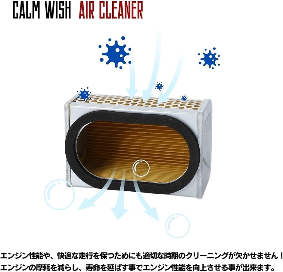 カワサキ バイク ゼファー エンジン エア クリーナー エレメント