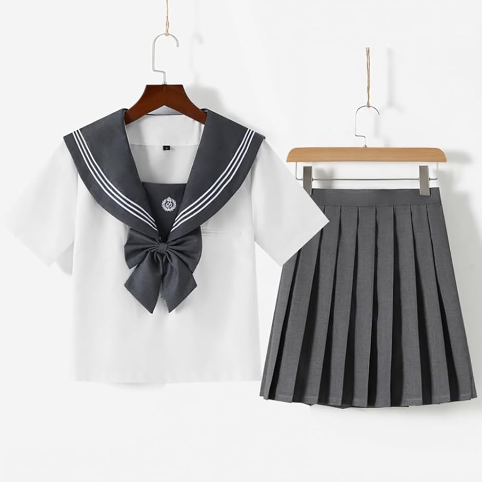 セーラー服 JK コスチューム 制服 コスプレ 3点セット 長袖、M( 長袖,  M)｜zebrand-shop｜07