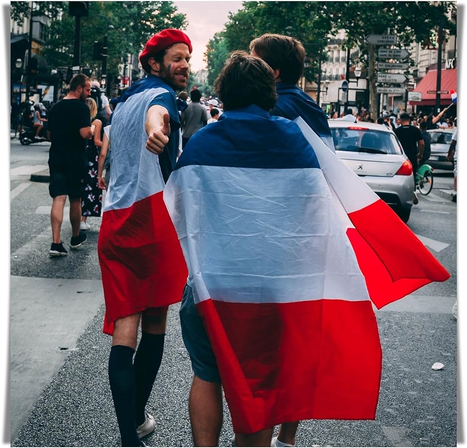 国旗 フランス 特大 大きい 大判 150 90 応援 壁掛け 飾り 飾り付け フラッグ｜zebrand-shop｜02