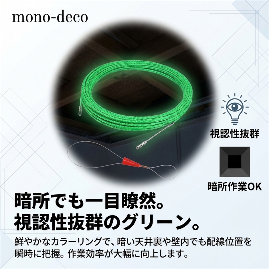 スチール　配線スチール 配線ガイド 通線ワイヤー スチールワイヤー スチール製 ロッド径4.5mm