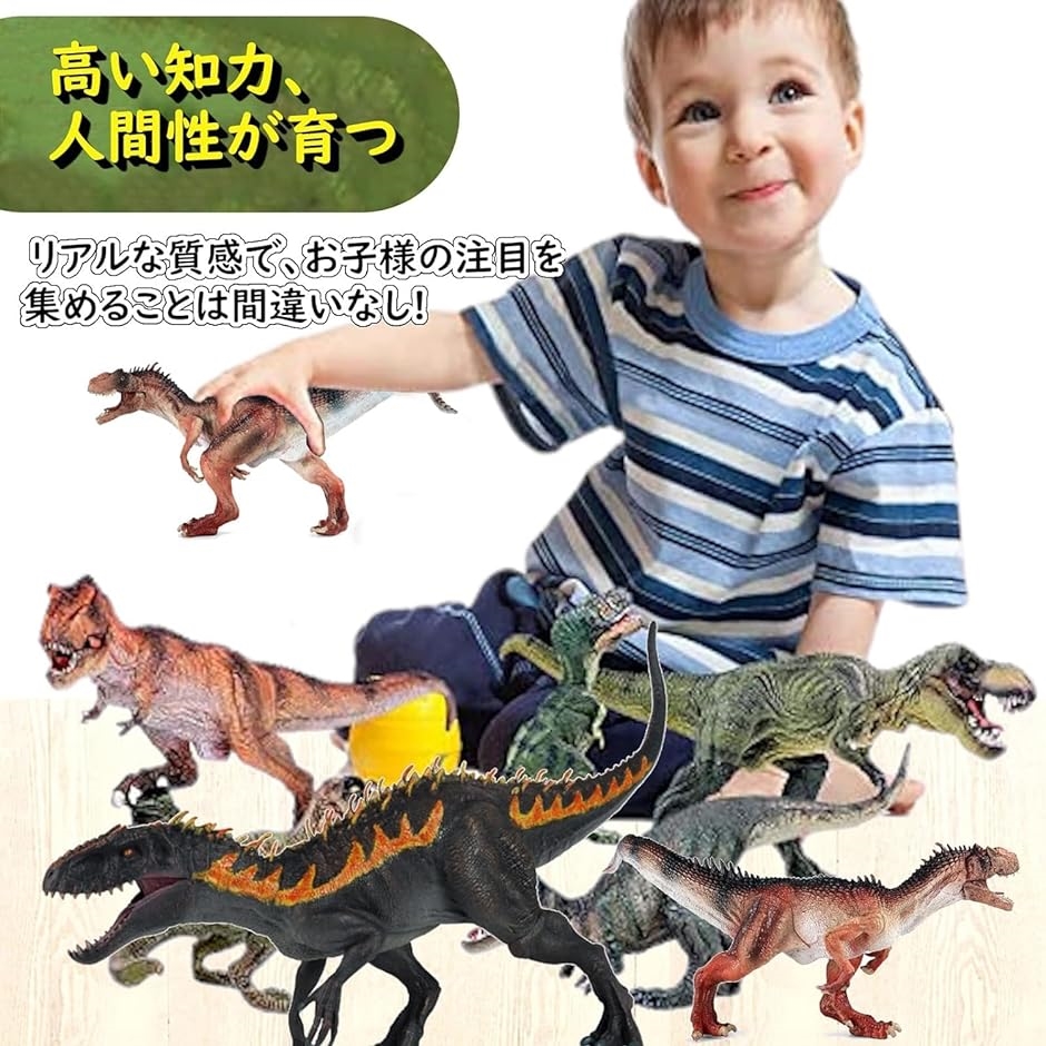 恐竜 フィギュア インドミナスレックス 肉食恐竜 模型( 灰,  大)｜zebrand-shop｜05