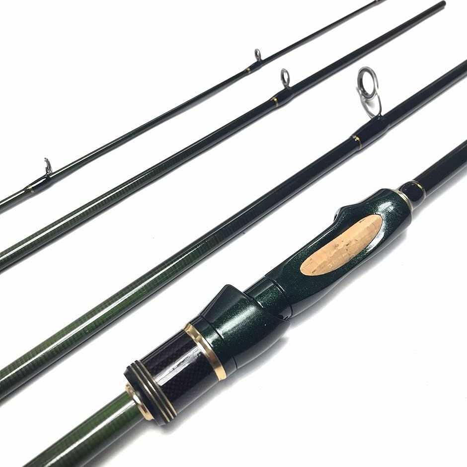 6フィート 1.8m スピニングパックロッド 4ピース バスロッド(6ft