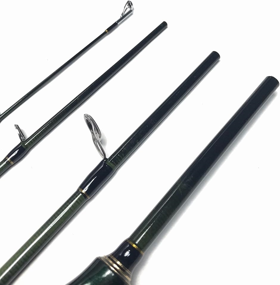 6ft2inch 4ピースパックロッド　スピニングロッド　バスロッド　バス釣り Amazon.co.jp: EVA 6フィート スピニングロッド 4ピース H