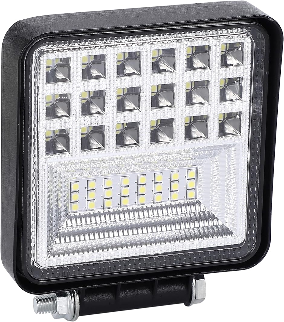 LED ワークライト 126w 2個 セット 12v 24v 兼用 角型 バックランプ 作業灯 車幅灯 路肩灯 投光器 補助灯 汎用品｜zebrand-shop｜04
