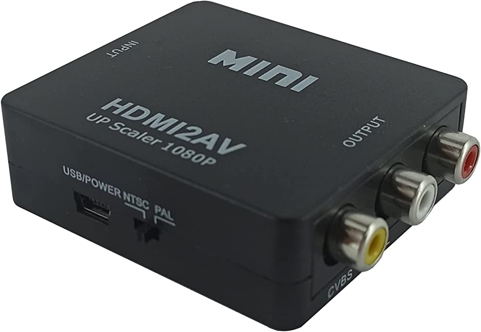 HDMI メス to RCA 変換コンバーター アナログ変換 コンポジット 3色端子 AV デジタル｜zebrand-shop