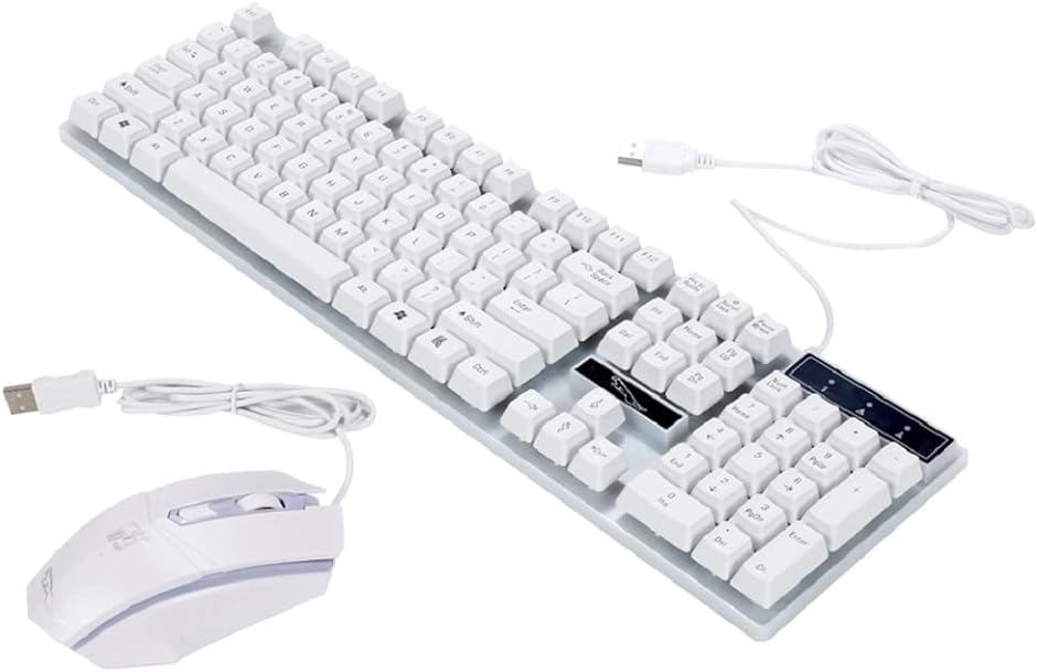 キーボード マウス セット ゲーミング LED バックライト 7色 usb 10