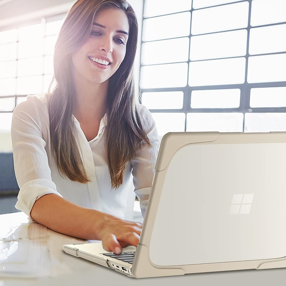 Surface Laptop Go 2/1 ケース Microsoft 12.4インチ( カーキ,  laptop go 1/2)｜zebrand-shop｜07