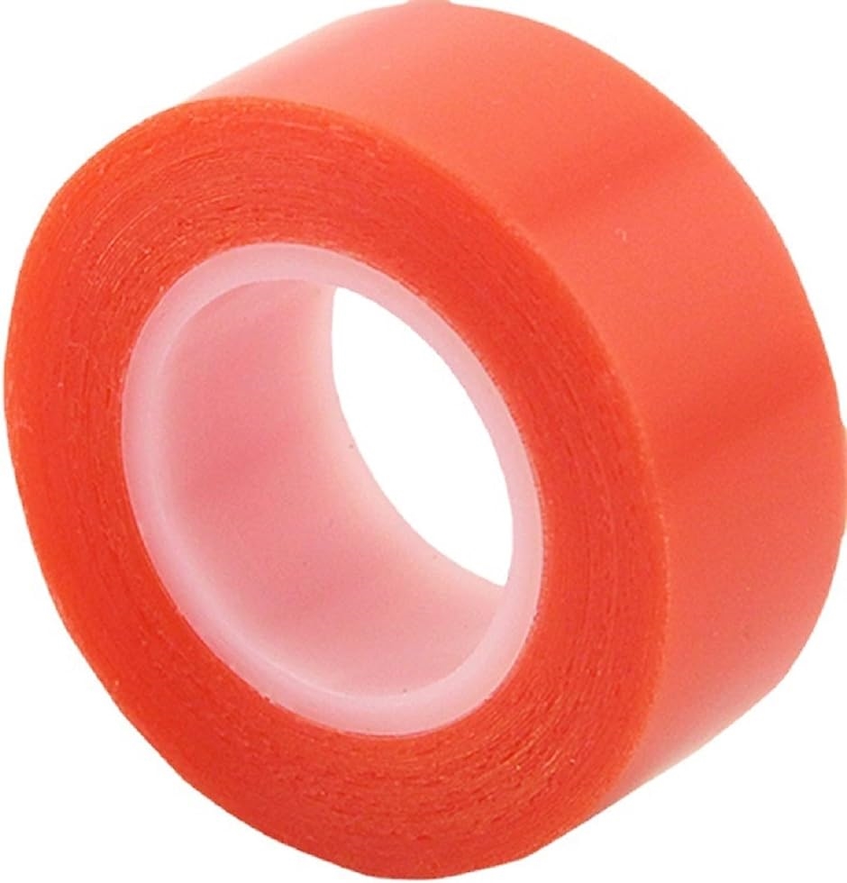 チューブラーテープ リムテープ 両面テープ 耐熱 90℃ 強粘着 幅19mmx長さ5m 1個( 赤,  幅19mmx長さ5m)｜zebrand-shop