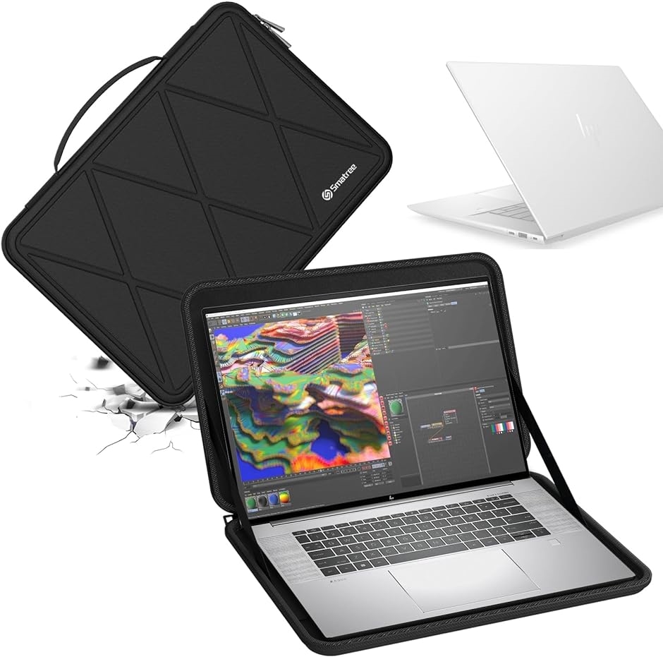ハードEVA保護スリーブケース 16インチ HP ZBook Studio G9 MDM( Black,  For HP 16インチ（M83）)