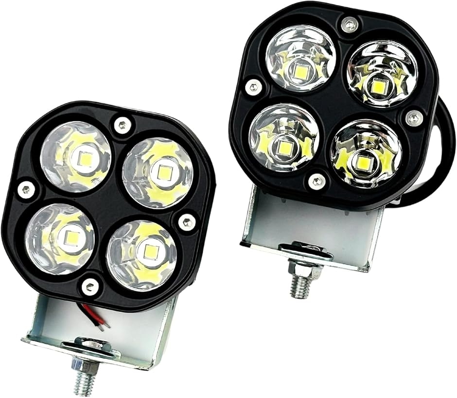 車用 バイク LED ワークライト 12V 24V 40W フォグランプ 作業灯