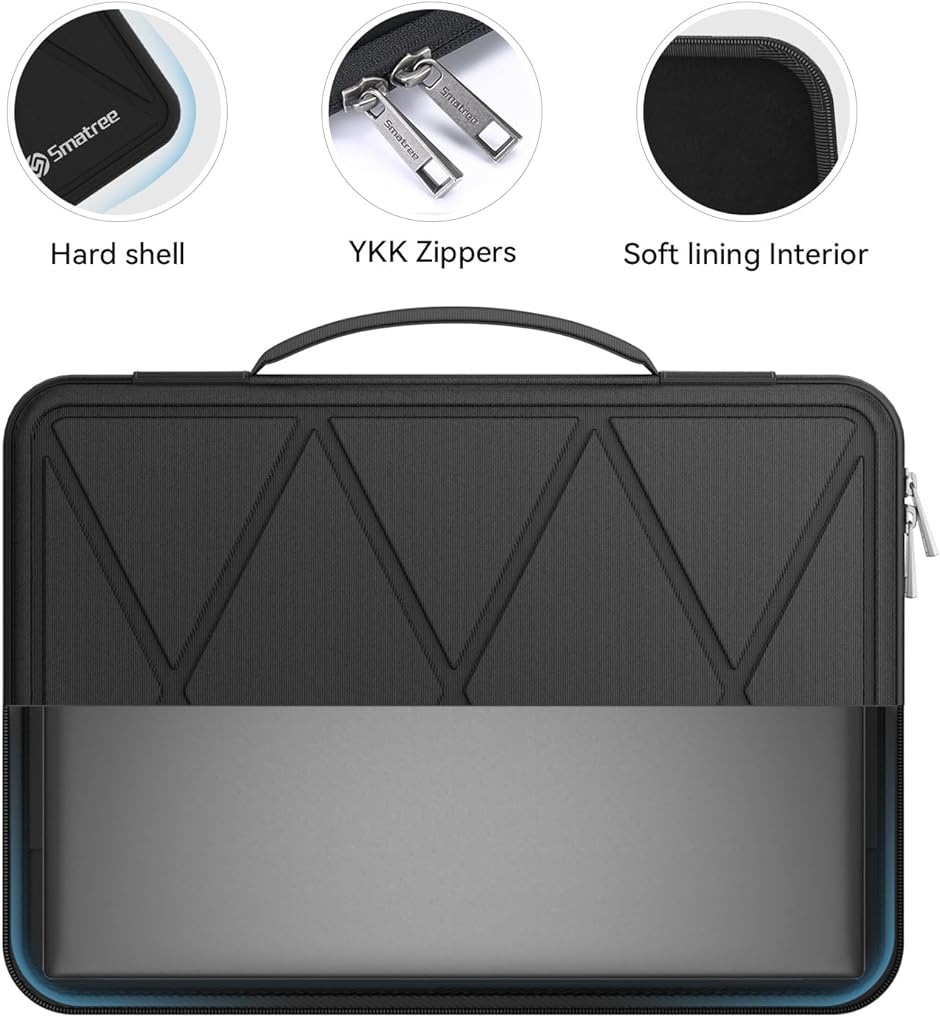 ハードEVA保護スリーブケース 14インチ HP EliteBook 640 MDM( Black,  For HP 14インチ（M49-1）)｜zebrand-shop｜06