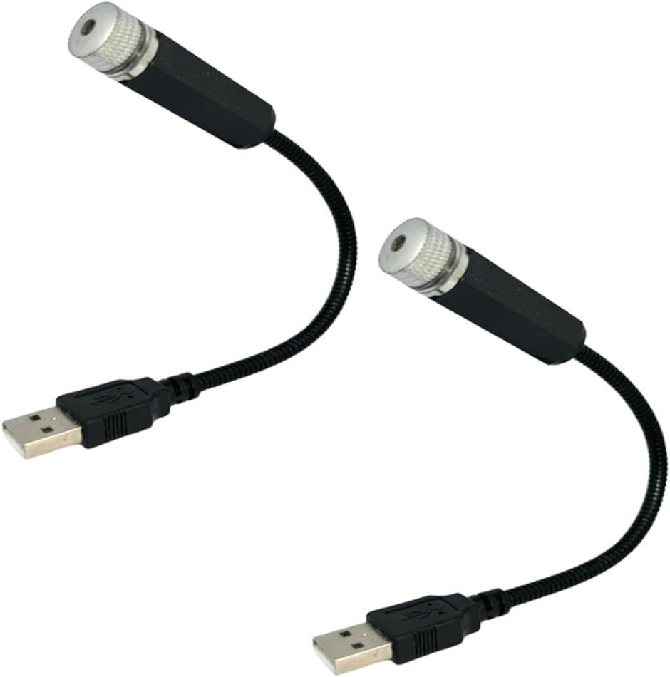 車内 LED イルミネーション ライト USB パーティー ロマンティック 照明 パターン 車載 汎用 2個 セット( パープル)｜zebrand-shop