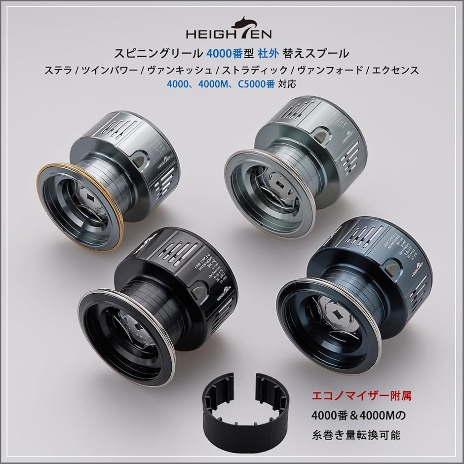 リール スプール 夢屋S-28型 替えスプール 4000番から5000番対応 773 