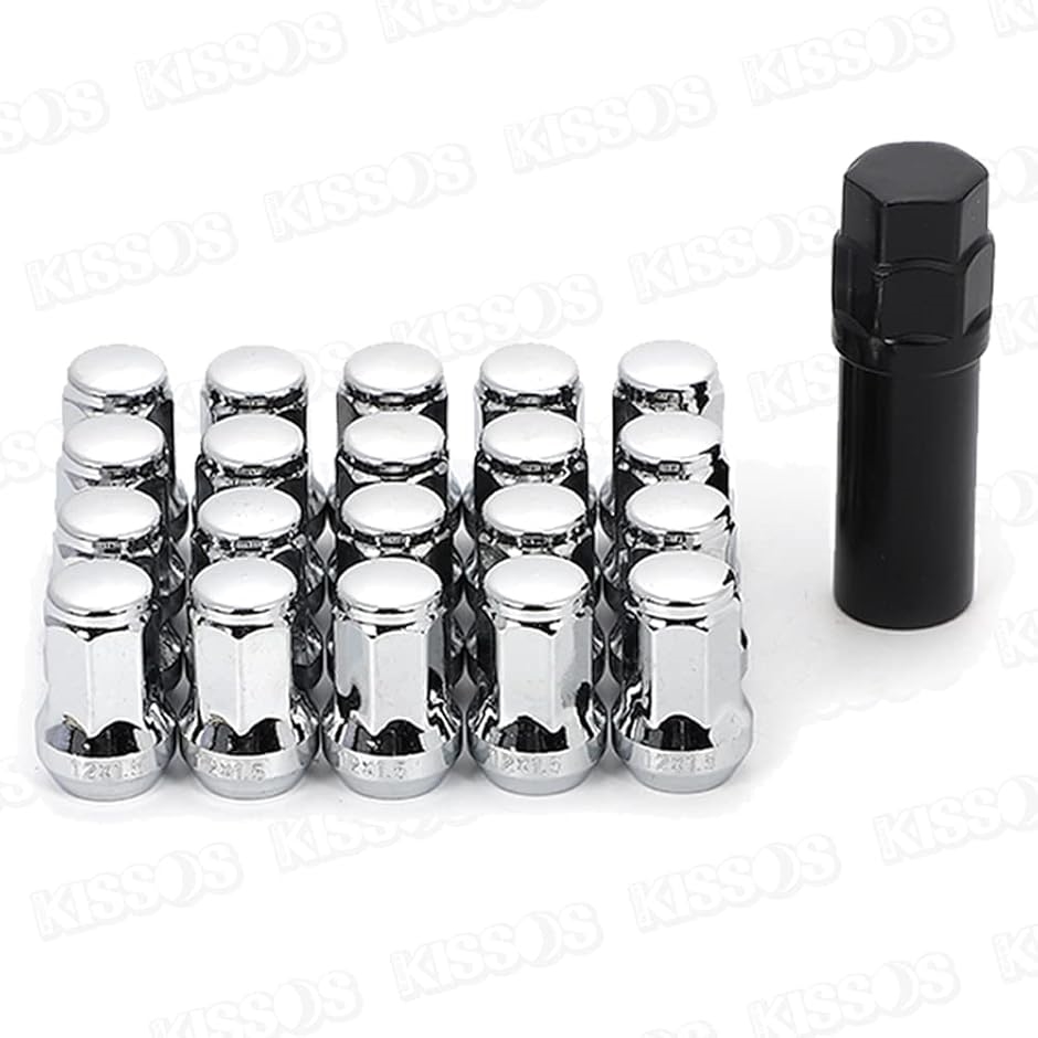 互換品】スチール ホイール ナット ロック レーシング 盗難防止 軽量