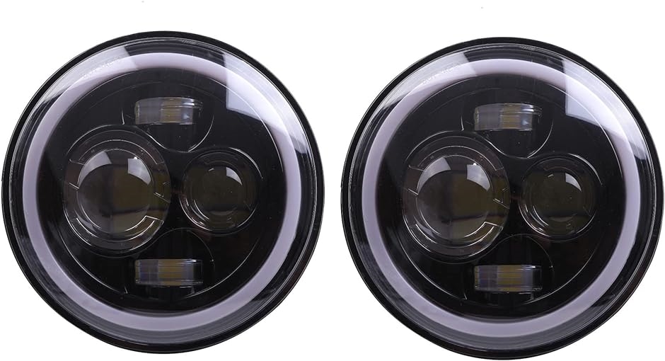 SALE／73%OFF】 7インチ LED ヘッドライト イカリング デイライト プロジェクター ウインカー ジムニー ランクル