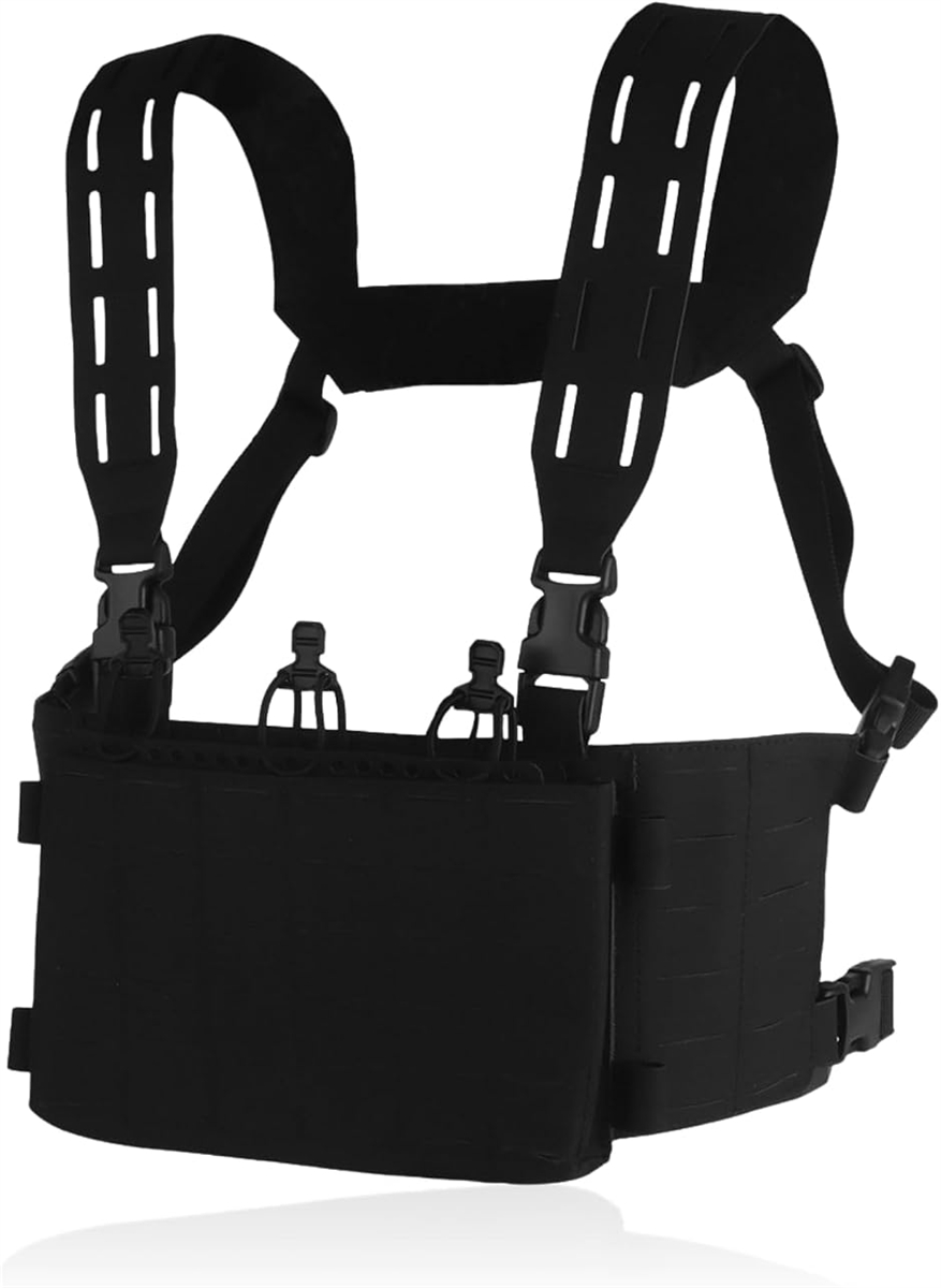 サバイバルゲーム装備 ミリタリー用品 タクティカルベスト ブラック